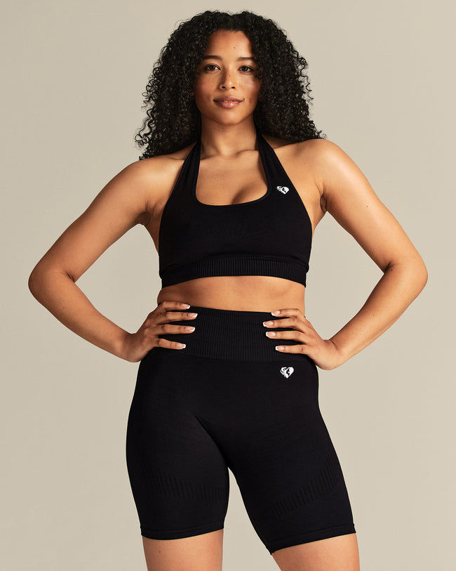 Power Seamless Cycling Shorts | Black