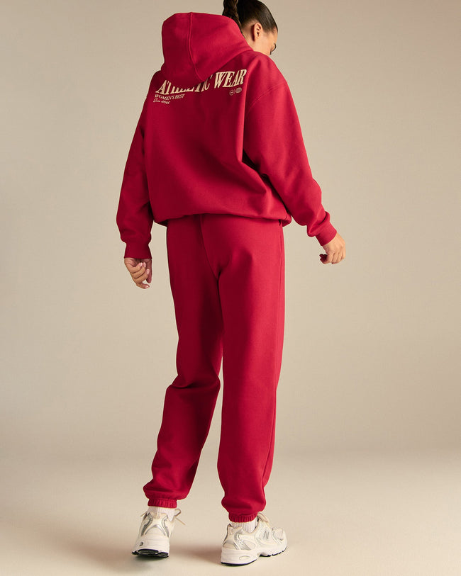 Comfort Joggers | Candy Apple