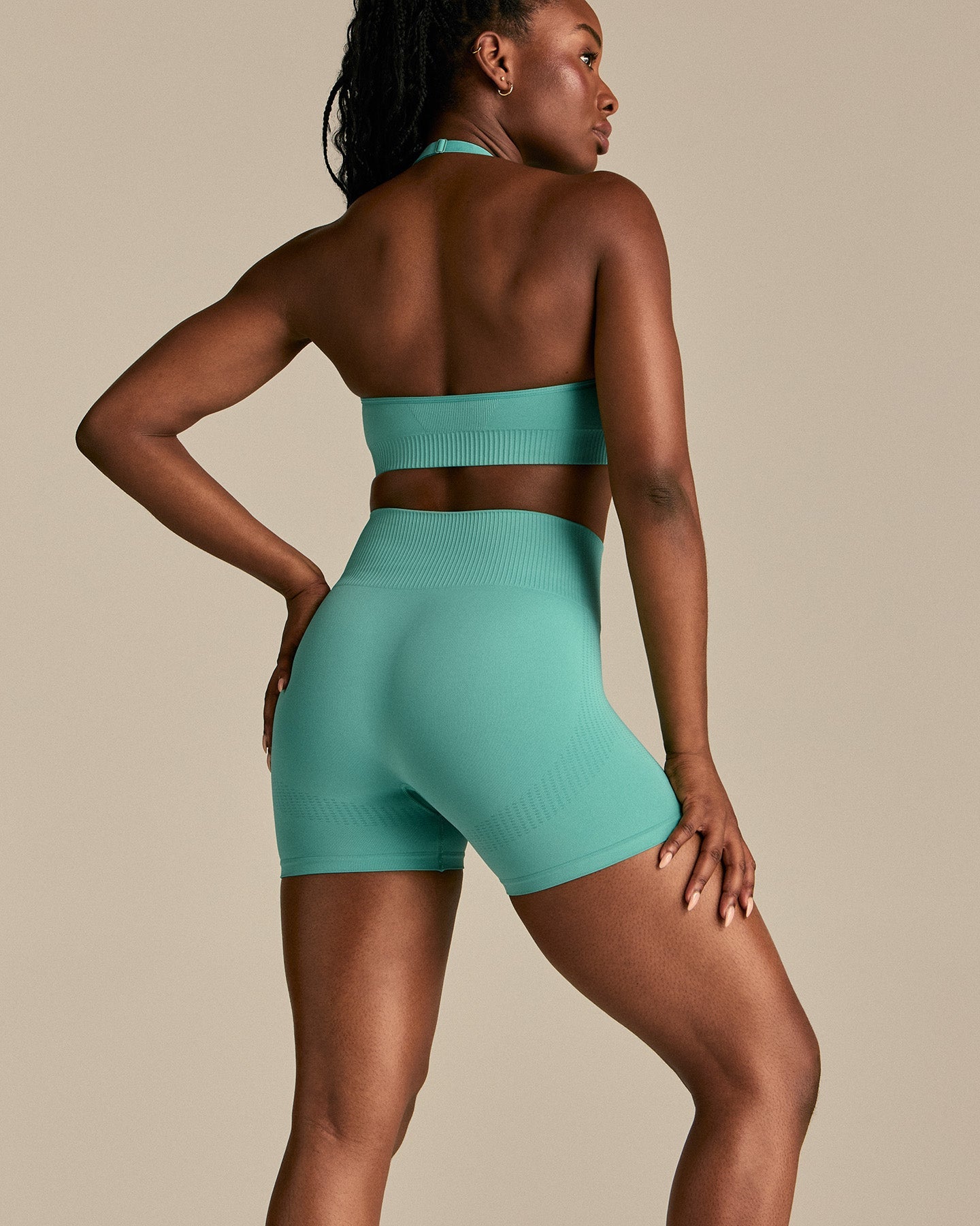 Power Seamless Shorts | Marine Green