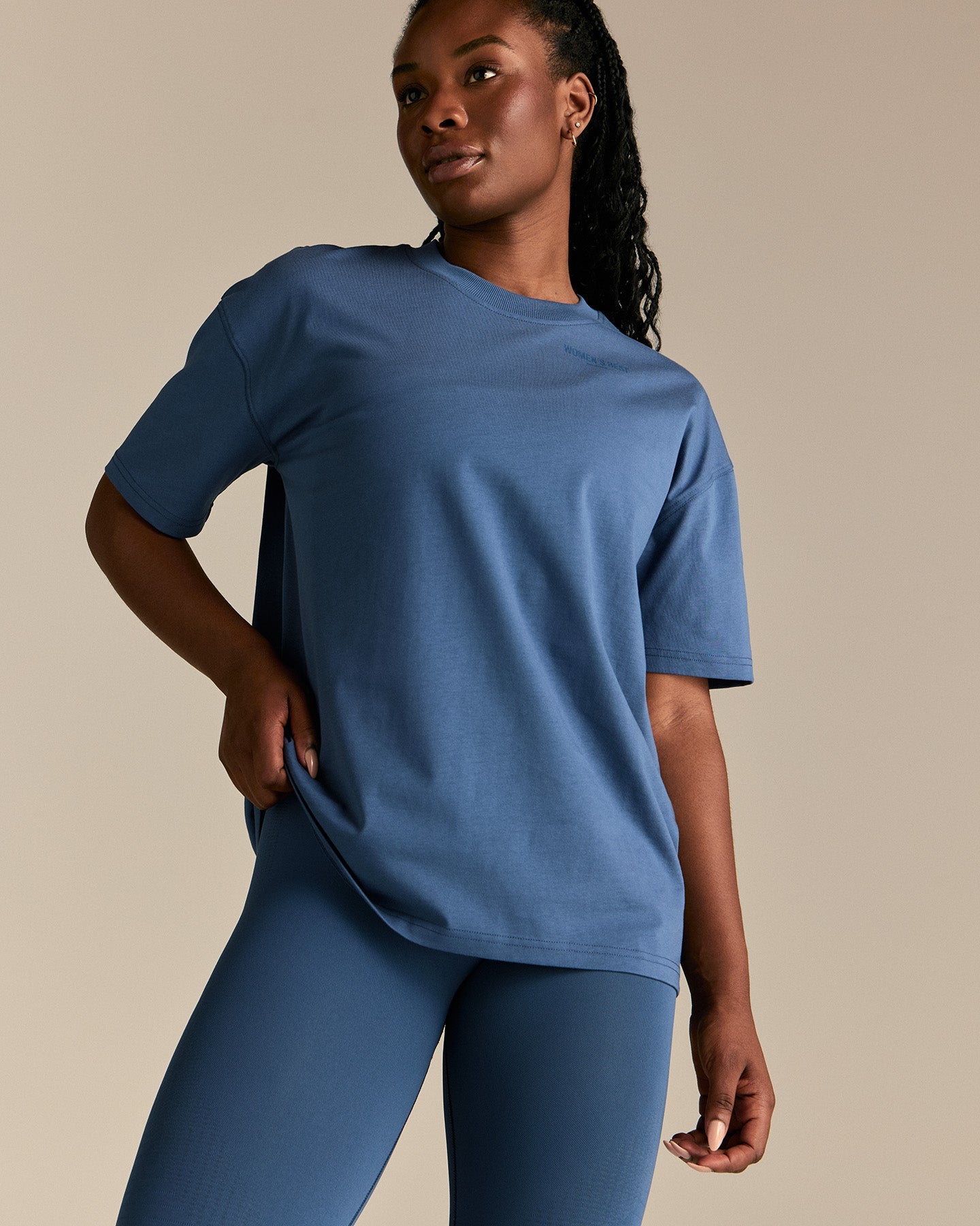 Comfort LFT HVY SHT Oversized T-Shirt | Blueberry