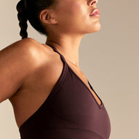 Define 2.0 Seamless Halter Neck Bra | Cafe Noir