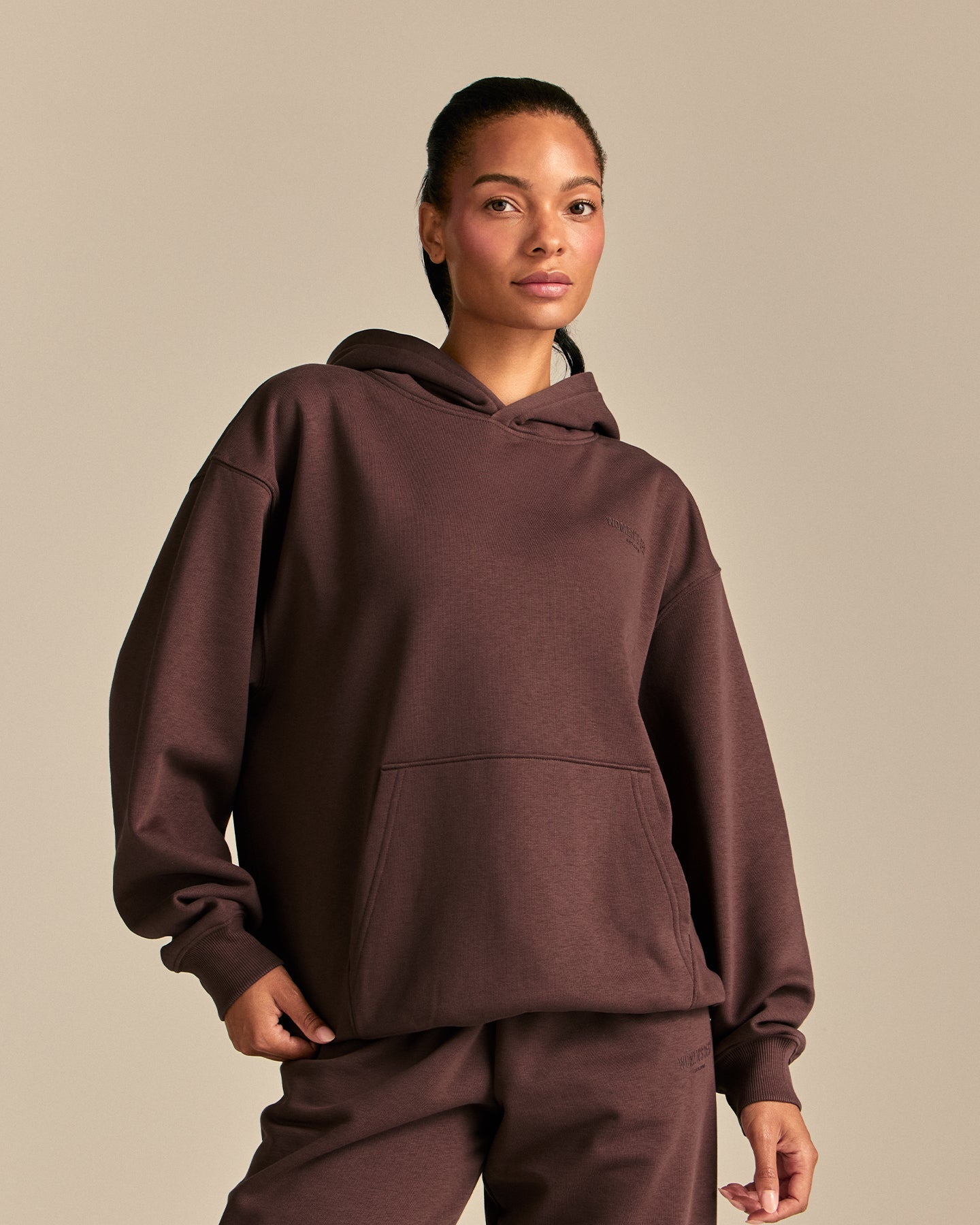Comfort Oversized Wellness Hoodie | Cocoa Powder (1/6)