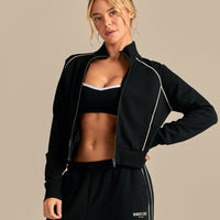 Comfort Lightweight Zip Through Jacket | Black (1/6)