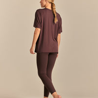 Comfort Oversized Hook Up T-Shirt | Cocoa Pulver (2/6)