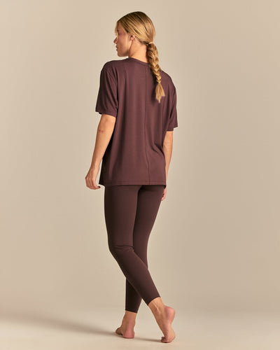 Comfort Oversized Hook Up T-Shirt | Cocoa Pulver (2/6)