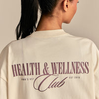 Comfort Oversized Wellness Short Sleeve T-Shirt | Coconut White (3/6)