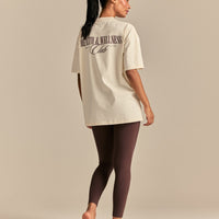 Comfort Oversized Wellness Short Sleeve T-Shirt | Coconut White (4/6)
