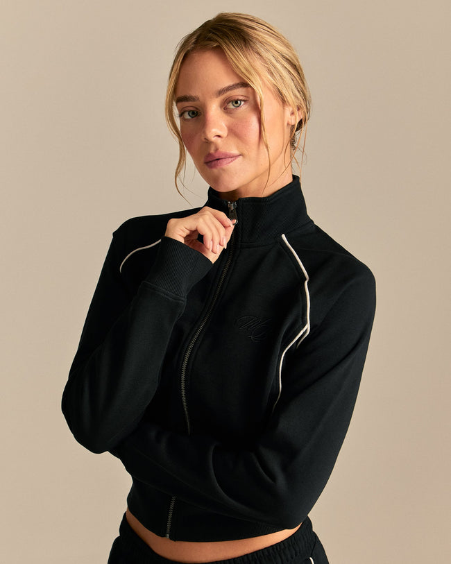 Comfort Lightweight Zip Through Jacket | Black (4/6)