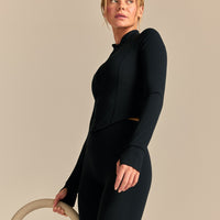 FormFlex Long Sleeve Zip Through Jacket | Black (6/6)