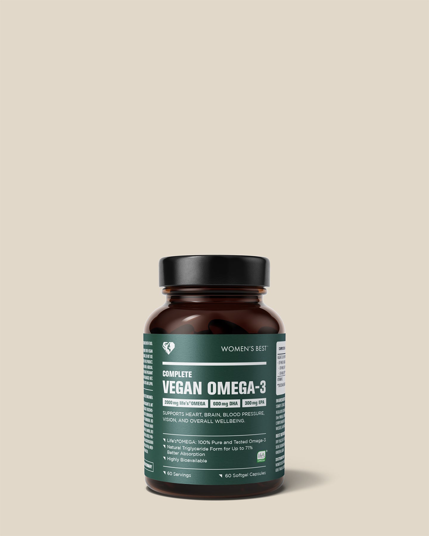 Complete Vegan Omega-3 2000mg Kapseln