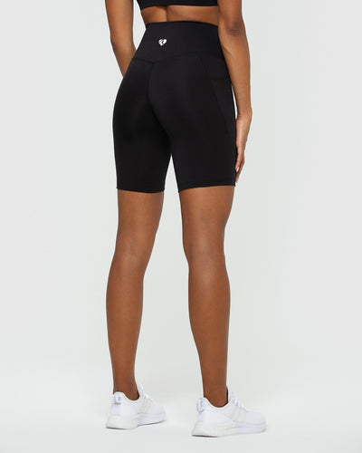 Essential Cycling Shorts with Pockets Black