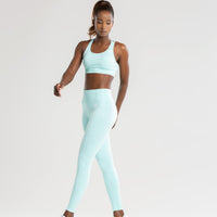 Power Seamless Leggings | Bleached Aqua