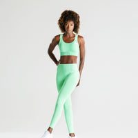 Power Seamless Leggings | Green Ash