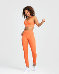 Hold High Support Sports Bra | Burnt Orange