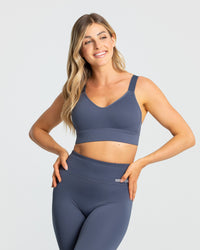 Hold High Support Sports Bra | Space Grey