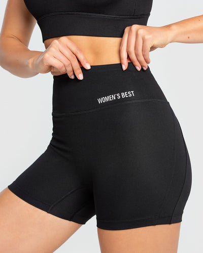 Where to buy black high waisted shorts clearance