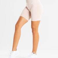 Power Seamless Cycling Shorts | Nude