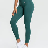 Power Seamless Leggings | Forest Green