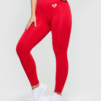 Power Seamless Leggings | Red