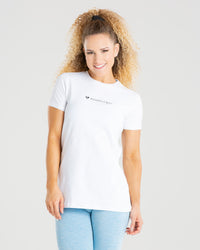 True Long Length T-Shirt | White